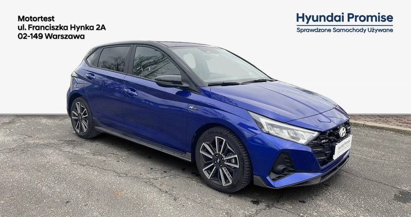 Hyundai i20 cena 78900 przebieg: 5900, rok produkcji 2023 z Szlichtyngowa małe 137